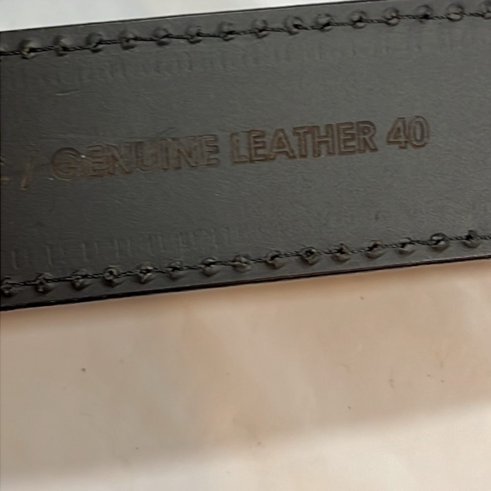 Camo leather tan brown Belt Size 38-42” removable buckle Mexico made country 40 - Picture 11 of 16